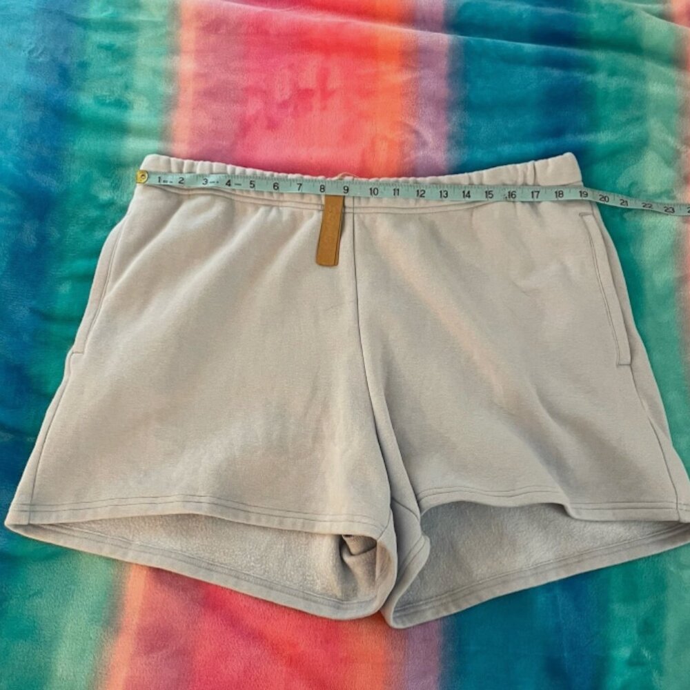 NEW SKIMS Cotton Fleece classic short - periwinkle, Style BO-SHO-4498 Size XL - Picture 7 of 10